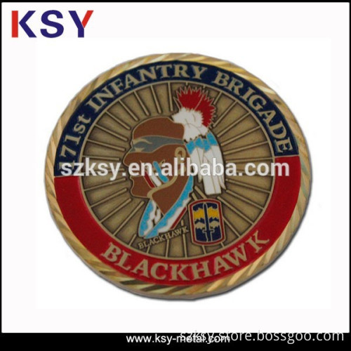New soft enamel custom metal souvenir coin